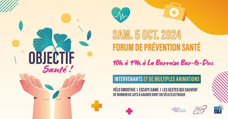 Retrouvez-nous au forum prévention santé ce samedi